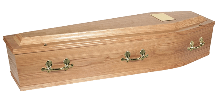 Berwick oak traditional coffin